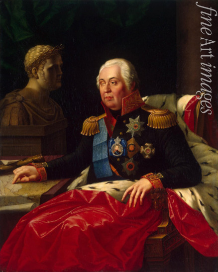 Oleszkiewicz Józef - Porträt des Feldmarschalls Fürst Michail Kutusow (1745-1813)
