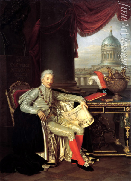 Varnek Alexander Grigorjewitsch - Präsident der Akademie der Schönen Künste, Geheimrat Graf Alexander Sergeewitsch Stroganow (1733-1811)