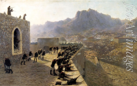 Lagorio Lew Felixowitsch - Die Verteidigung der Festung von Beyazit gegen die osmanische Armee am 8. Juni 1877