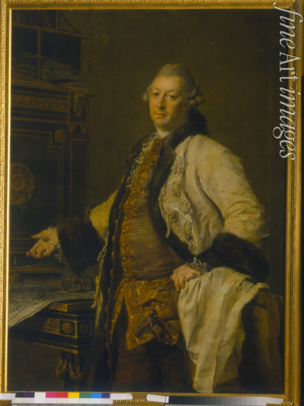 Lewizki Dmitri Grigoriewitsch - Porträt des Architekten Alexander Kokorinow (1726-1772)