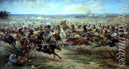 Masurovsky Viktor Viketyevich - The Battle of Friedland. A Charge of the Russian Leib Guard on 14 June 1807