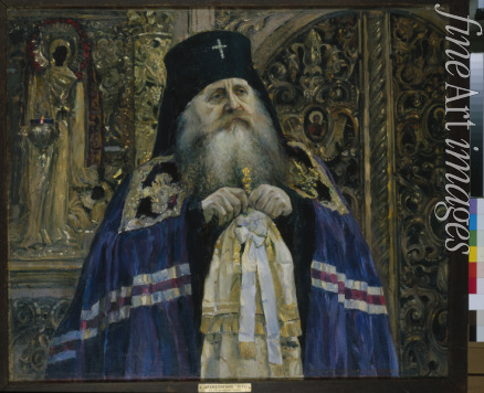 Nesterow Michail Wassiljewitsch - Porträt des Metropoliten Antonius von Kiew und Galizien (1863-1936)