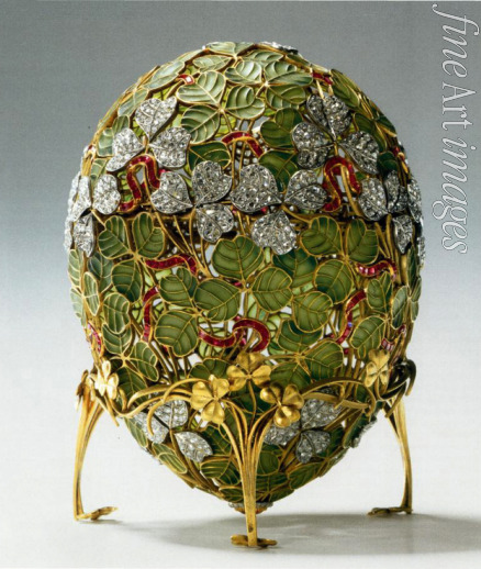 Perchin Michail Jewlampiewitsch (Fabergé-Werkstatt) - Das Klee-Ei