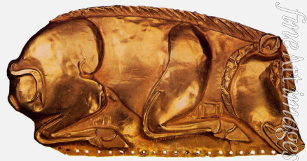 Scythian Art - Gold plaque in the form of a boar