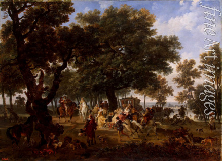 Taunay Nicolas Antoine - Henri IV and his Suite Hunting