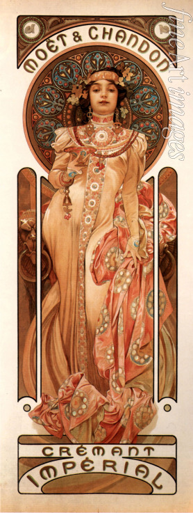 Mucha Alfons Marie - Advertising Poster for the Moet & Chandon Cremant Imperial