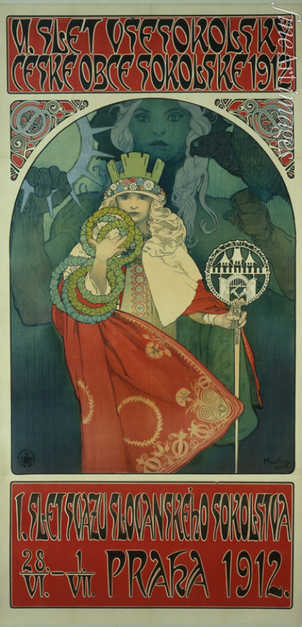 Mucha Alfons Marie - Sokol Fest (Plakat)