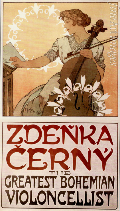 Mucha Alfons Marie - Zdenka Cerny: Große böhmische Cellistin