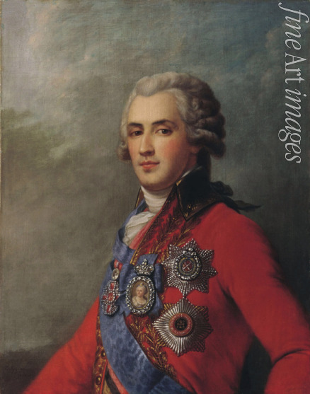 Eggink Johann Leberecht - Portrait of Prince Platon Zubov (1767-1822), the last of Catherine the Great's Favourites