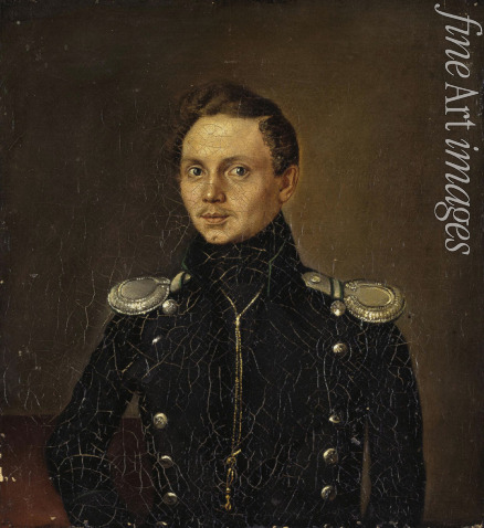 Jakowlew Grigori - Porträt von Dichter Michail Jurjewitsch Lermontow (1814-1841)