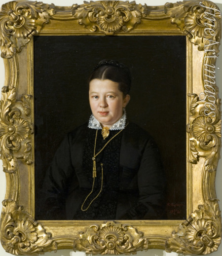 Dunkers S. - Porträt der Unternehmerin und Kunstmäzenin Warwara Morosowa (1848-1917)