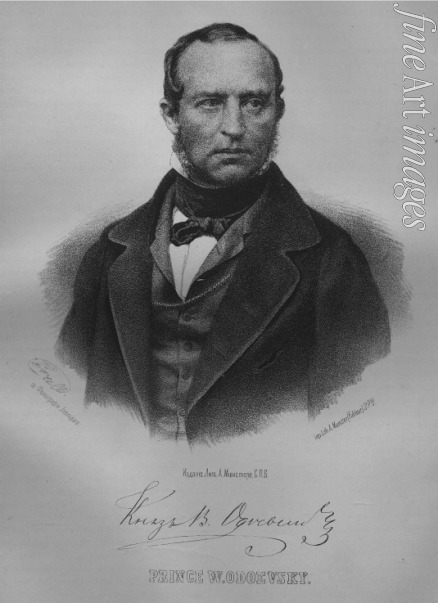 Borel Pjotr Fjodorowitsch - Porträt von Fürst Wladimir Fjodorowitsch Odojewski (1803-1869)