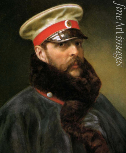 Unbekannter Künstler - Porträt von Kaiser Alexander II. (1818-1881)