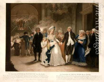 Schiavonetti Luigi - Ludwig XVI. wird von seiner Familie getrennt