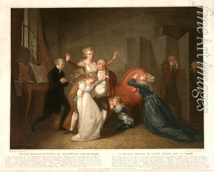 Schiavonetti Luigi - Last Meeting of Louis XVI with His Family