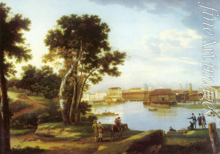 Shchedrin Sylvester Feodosiyevich - View of the Petrovsky Island in Saint Petersburg