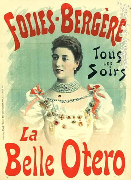 Chéret Jules - La Belle Otéro in Folies Bergère (Plakat)