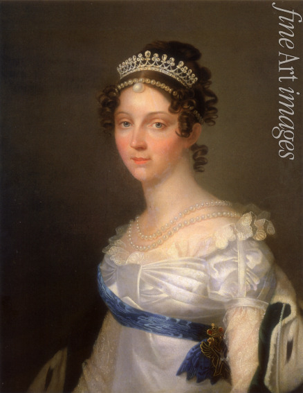 Unbekannter Künstler - Porträt der Kaiserin Elisabeth Alexejewna, Prinzessin Luise von Baden (1779-1826)