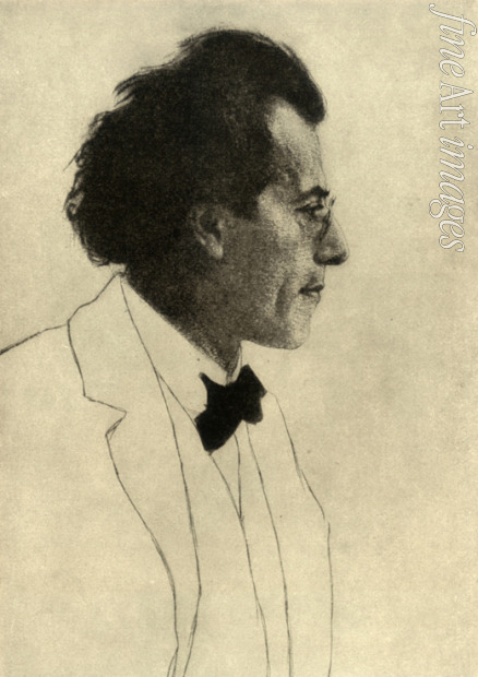 Orlik Emil - Composer Gustav Mahler (1860-1911)