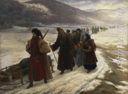 Miloradovich Sergei Dmitrievich - Protopope Avvakum on the Way along Siberia