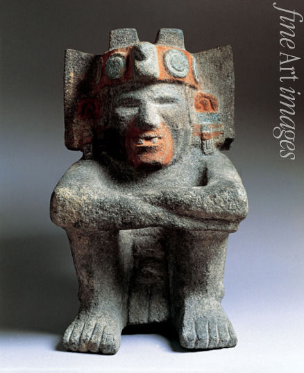 Präkolumbische Kunst - Xiuhtecuhtli, aztekischer Gott des Feuers, der Wärme und des Lichtes