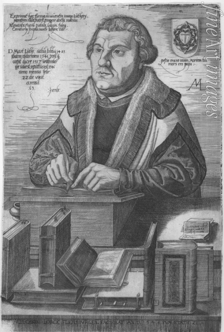 Lorch Melchior - Porträt von Martin Luther (1483-1546)