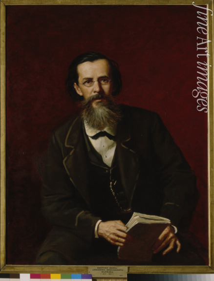 Perov Vasili Grigoryevich - Portrait of the poet Apollon Maykov (1821-1897)