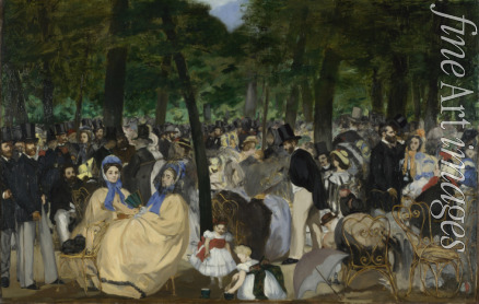 Manet Édouard - Music in the Tuileries Gardens