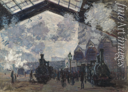 Monet Claude - The Gare Saint Lazare