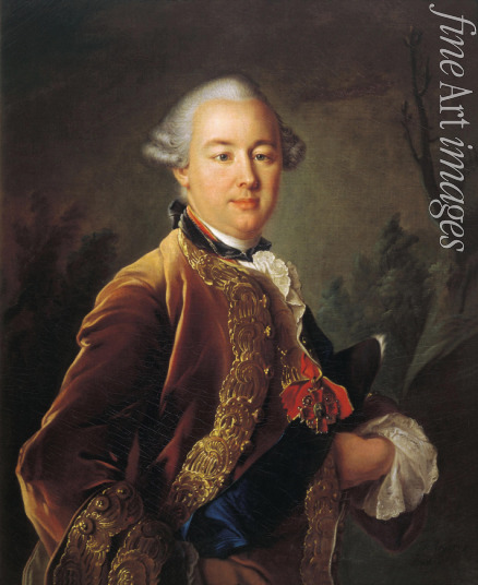 Argunow Iwan Petrowitsch - Porträt von Graf Pjotr Borissowitsch Scheremetew (1713—1788)