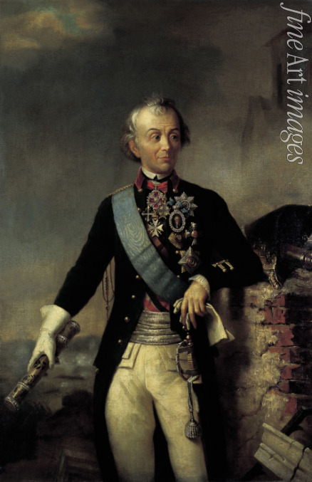 Anonymous - Portrait of Field Marshal Generalissimo Prince Alexander Suvorov (1729-1800)