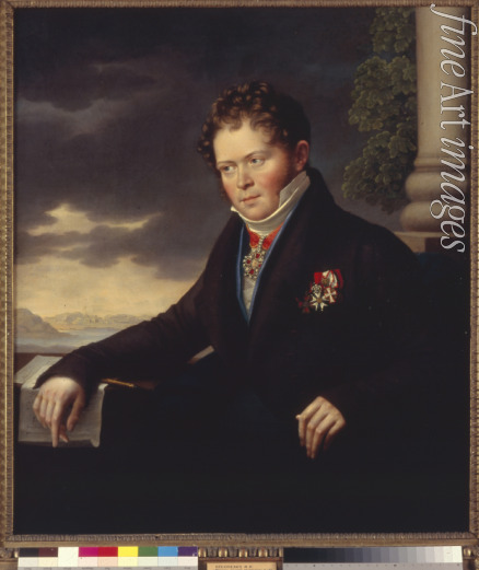 Oleszkiewicz Józef - Porträt des kaiserlichen Leibarztes Nikolaus Martin Arendt (1785-1859)