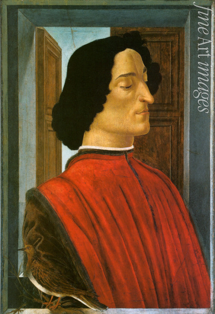Botticelli Sandro - Porträt von Giuliano de' Medici (1453-1478)