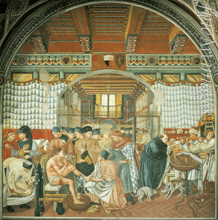 Domenico di Bartolo - Die Krankensalbung