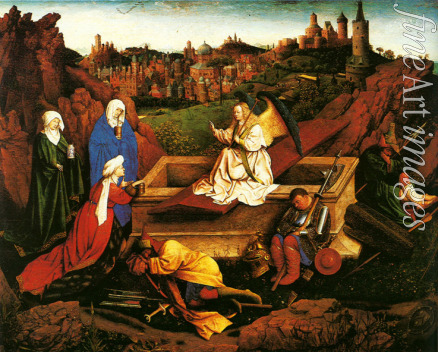Eyck Hubert (Huybrecht) van - The Three Marys at the Sepulchre