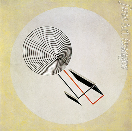 Lissitzky El - Proun 93. Schwebende Spirale