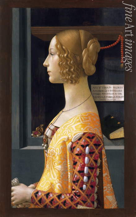 Ghirlandaio Domenico - Porträt der Giovanna Tornabuoni