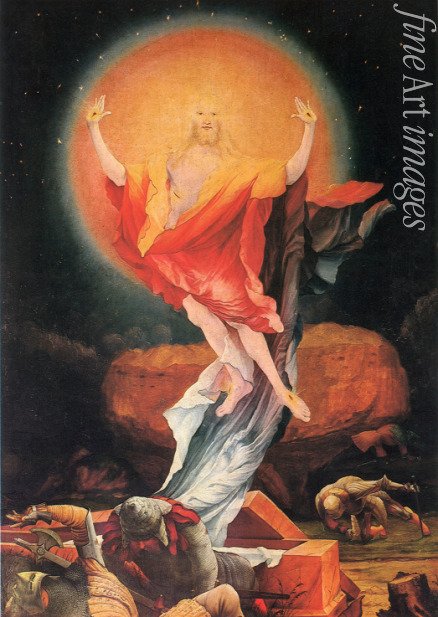 Grünewald Matthias - The Isenheim Altarpiece. Right panel: the Resurrection