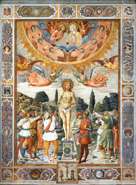 Gozzoli Benozzo - Das Martyrium des heiligen Sebastian