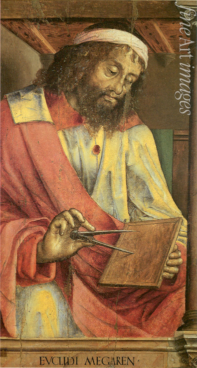 Justus van Gent (Joos van Wassenhove) - Euclid of Alexandria