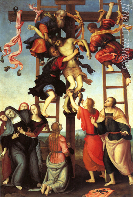 Perugino - The Descent from the Cross