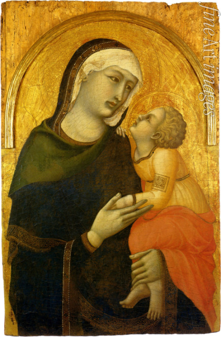 Lorenzetti Pietro - Madonna mit dem Kind