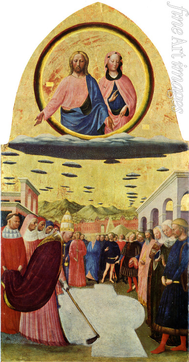 Masolino da Panicale - Gründung von Santa Maria Maggiore