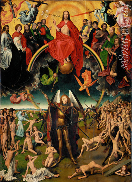 Memling Hans - The Last Judgement (Triptych). Central panel