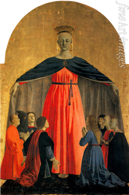 Piero della Francesca - Madonna della Misericordia (Madonna der Barmherzigkeit)