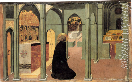 Sassetta - Saint Thomas Aquinas in Prayer