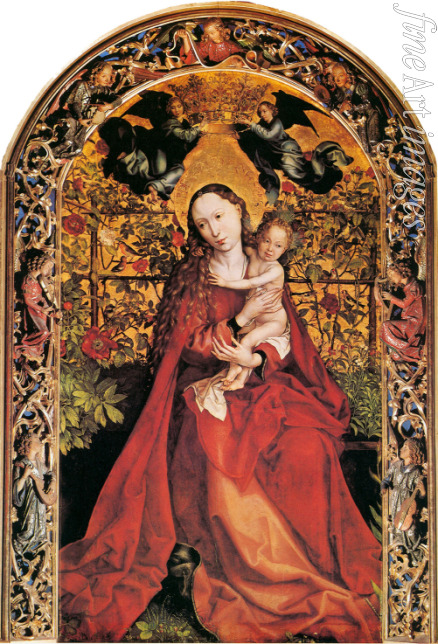 Schongauer Martin - Madonna im Rosenhag