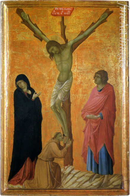 Ugolino di Nerio - Die Kreuzigung Christi