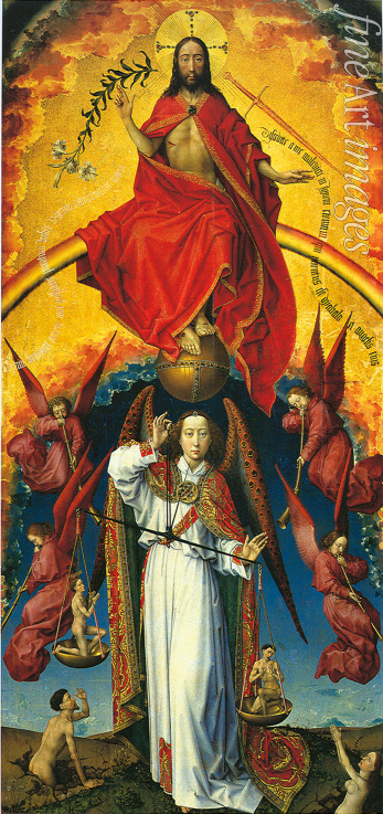 Weyden Rogier van der - Altar des Jüngsten Gerichtes (Mitteltafel)
