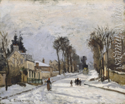 Pissarro Camille - Straße nach Versailles bei Louveciennes (Effet de Neige)